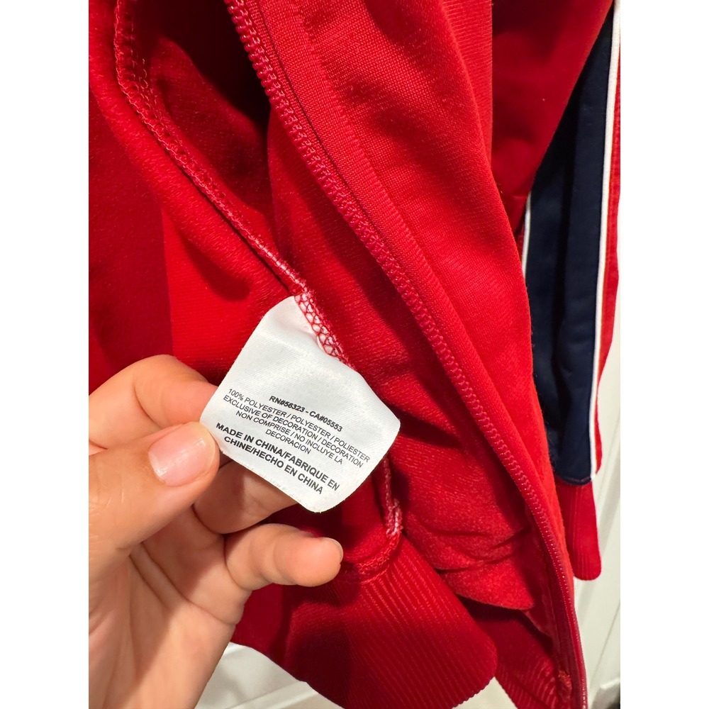 Nike Los Angeles Angels Baseball Track Jacket Red Navy White Men's Large MLB - Picture 4 of 5